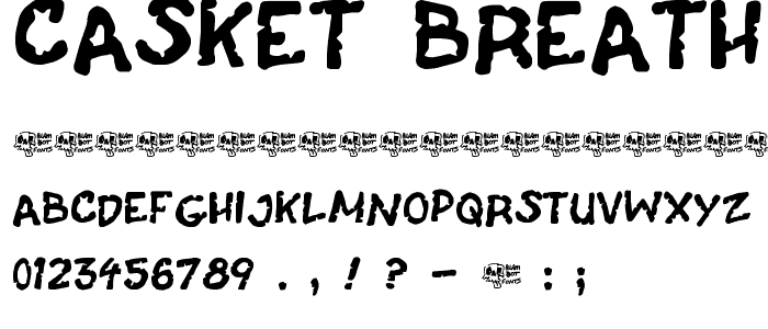 Casket Breath font