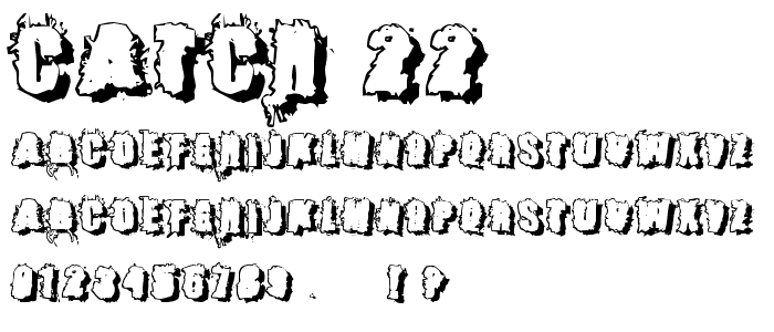 Catch 22 font