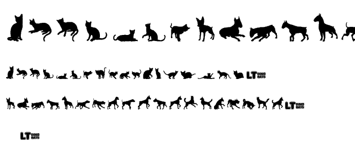 Cats vs Dogs LT font