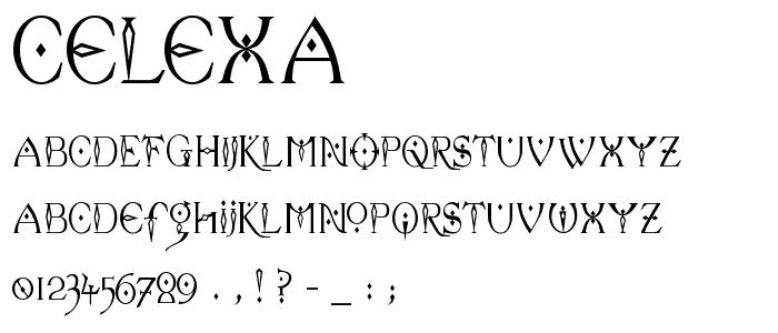 Celexa font