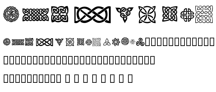 CeltiCons font