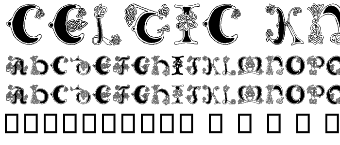 Celtic Knot font