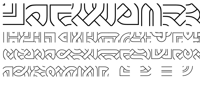 Celtic Knots font