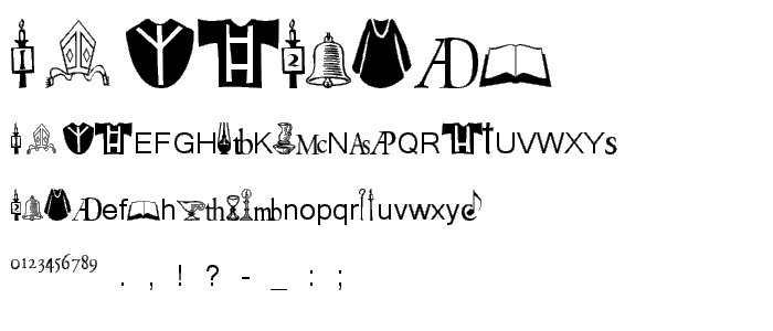 Ceremony font