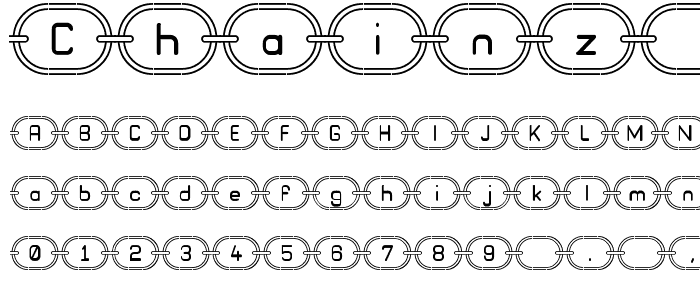 Chainz G98 font