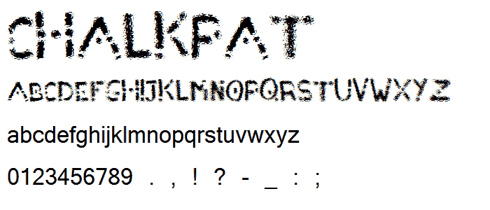 Chalkpat font