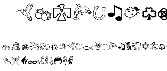 CharmingSymbols font