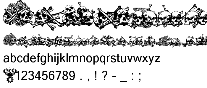 Charnel House font