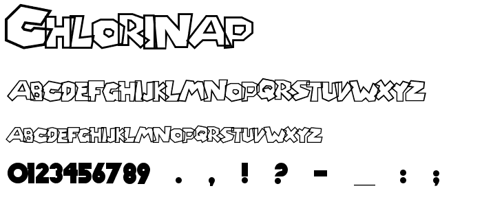 Chlorinap font