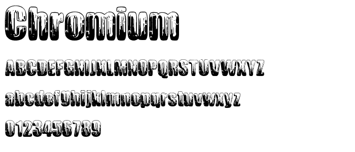 Chromium font