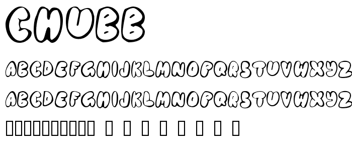 Chubb font