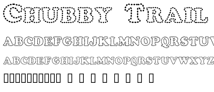 Chubby Trail font