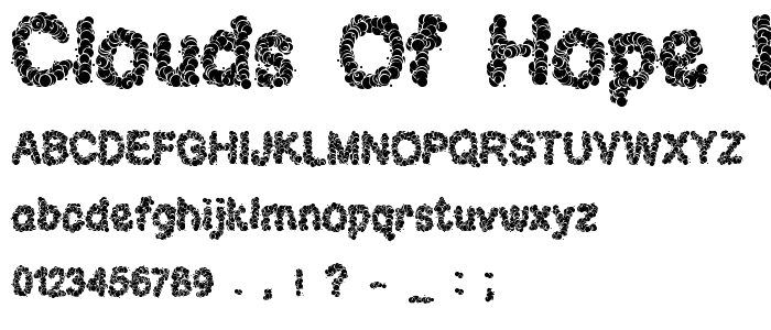 Clouds of Hope LSF font