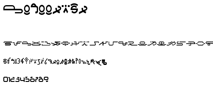 Cocoonian font