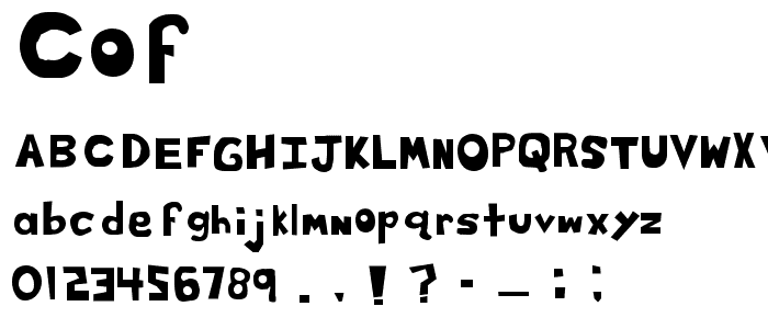 Cof font