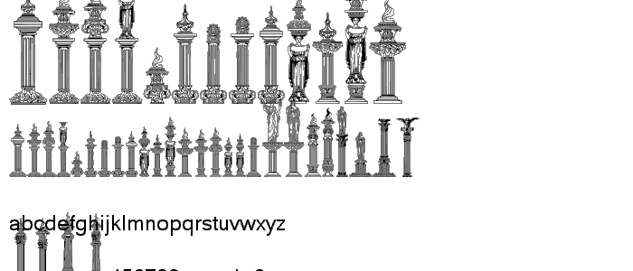 Columns font