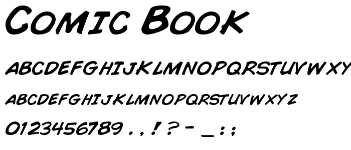 Comic Book font