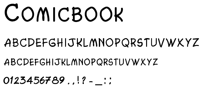 ComicBook font