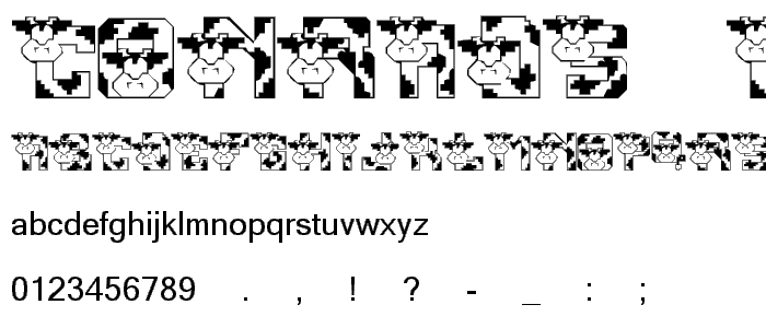 Conrad_s Cows font