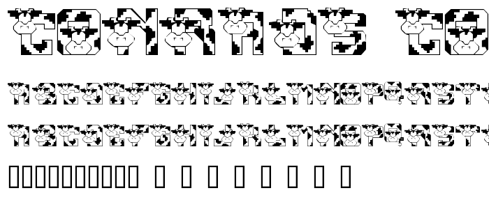 Conrads Cows font