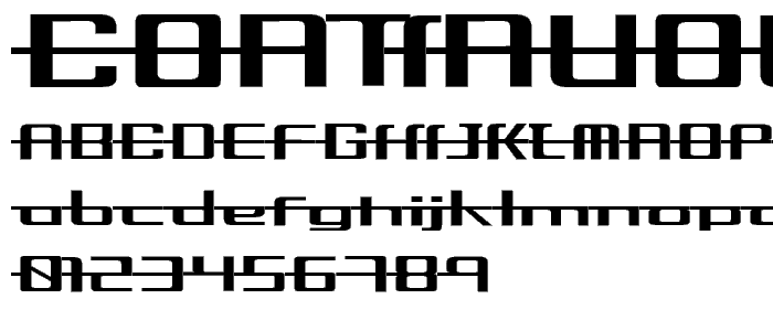 Continuous font