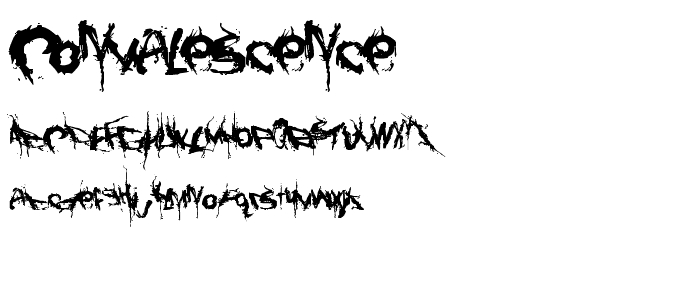 Convalescence font