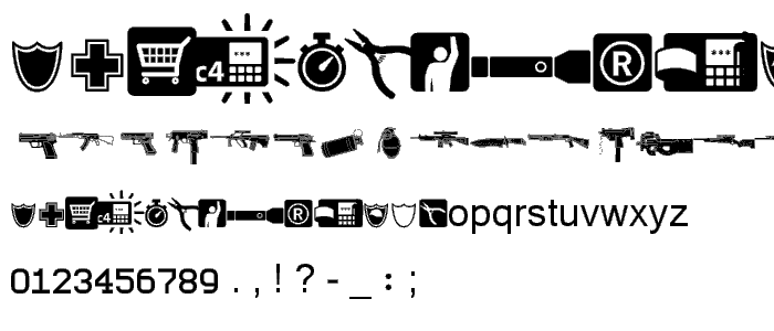 Counter-Strike font