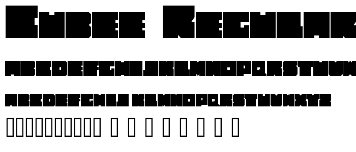 Cubee Regular font