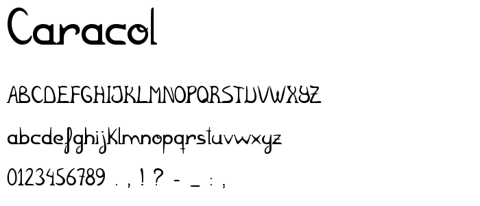 caracol font