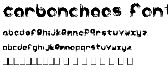 carbonchaos fonts font