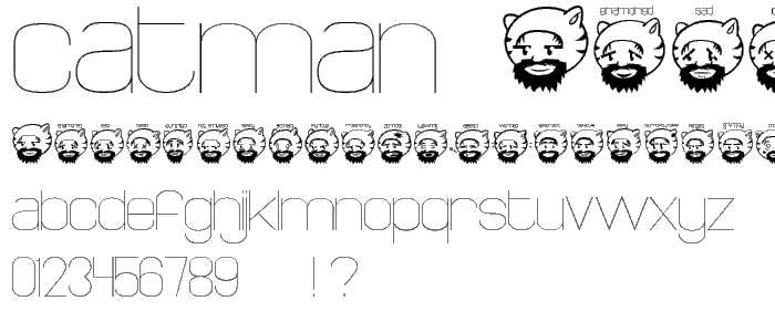 catman font