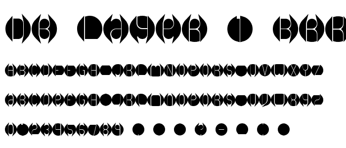 DB Layer 1 BRK font