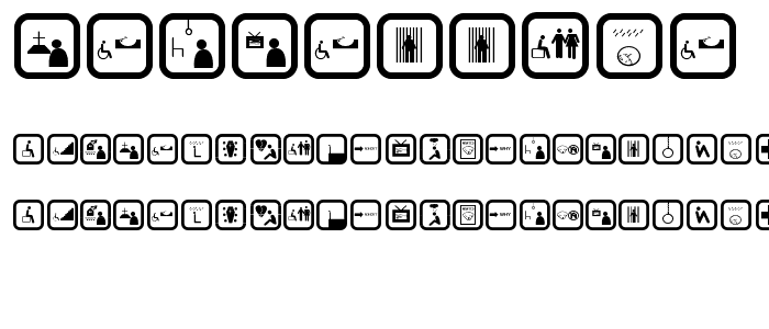 DEPRESSIVE ICONRegular font