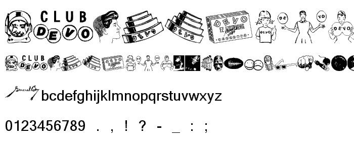 DEVO Dingbats 1_0 font