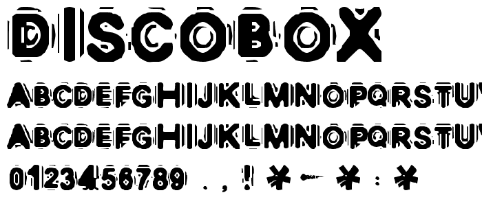 DISCOBOX font