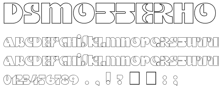 DSMotterHo font