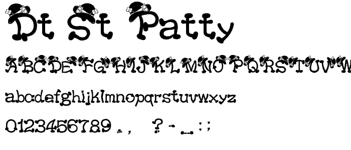 DT St Patty font