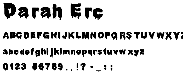 Darah Erc  font