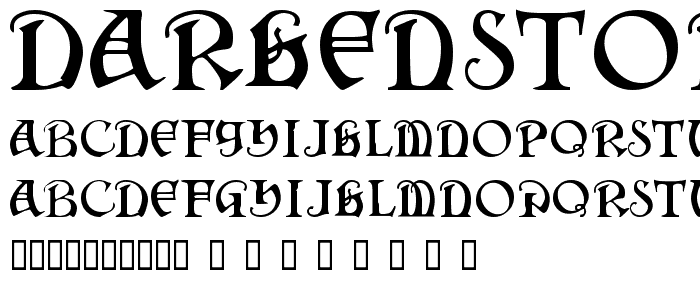 Darkenstone font