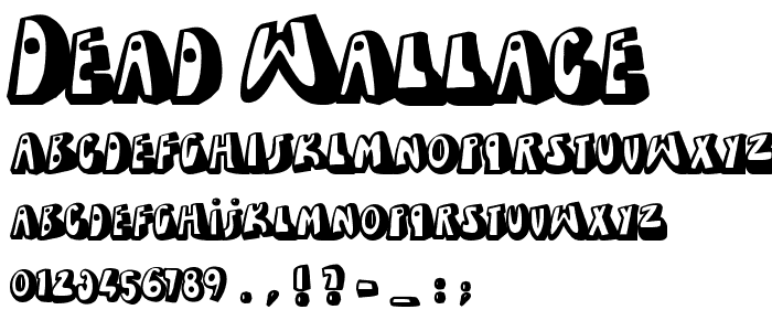 Dead Wallace font