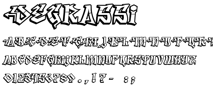 Degrassi font