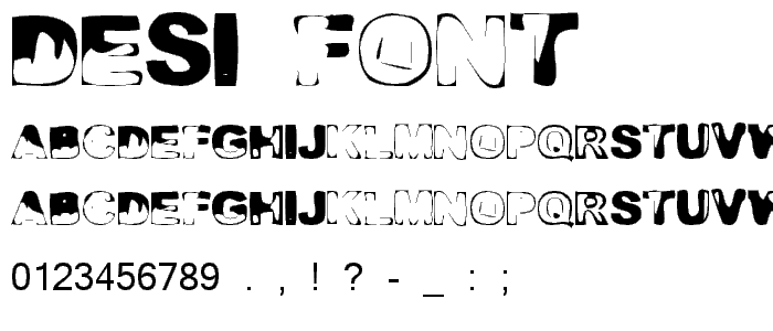 Desi font