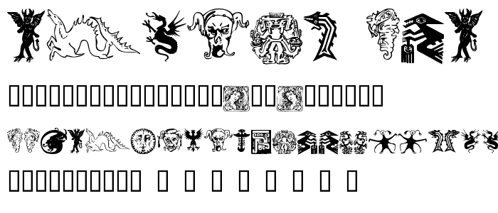 Devils and Dragons font