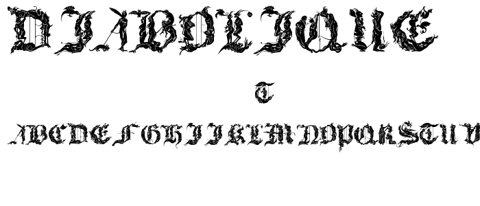 Diabolique font