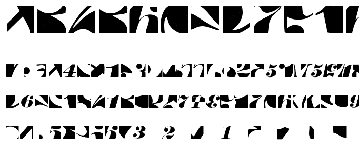 DigitsCarpet font