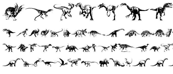 Dinosaurs font