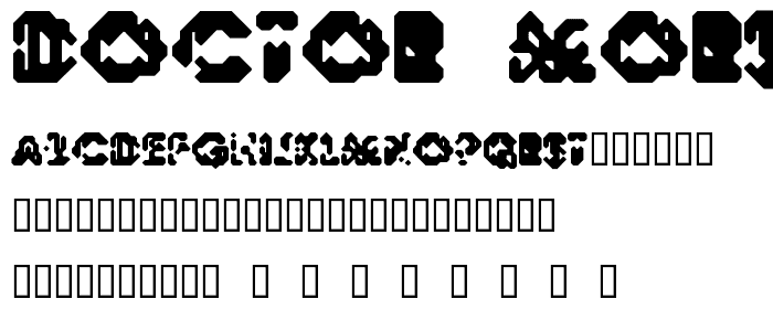 Doctor Morse font