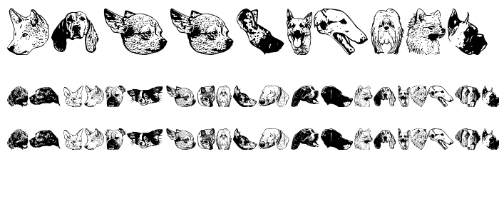 DoggyPrint AOE font