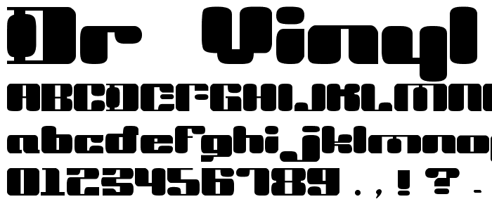 Dr. Vinyl font