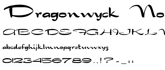 Dragonwyck  Normal font